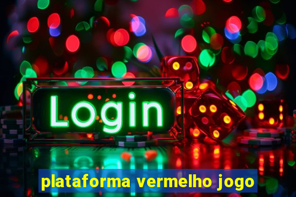 plataforma vermelho jogo